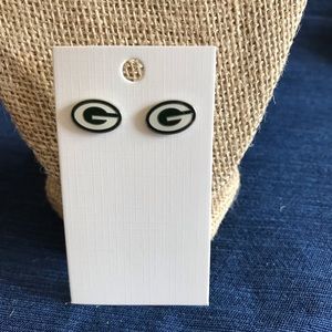 Green Bag Packers Earrings